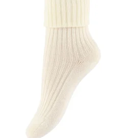 MP Strømper - Uld - Rib - Hilde - Ecru