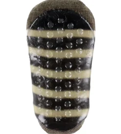 MP Strømper m. Antiskrid - Uld - Elis - Brunmeleret