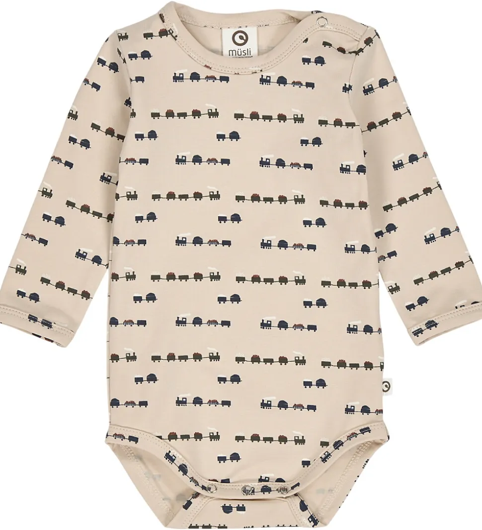 Müsli Body l/æ - Train - Oak/Root/Deep Green