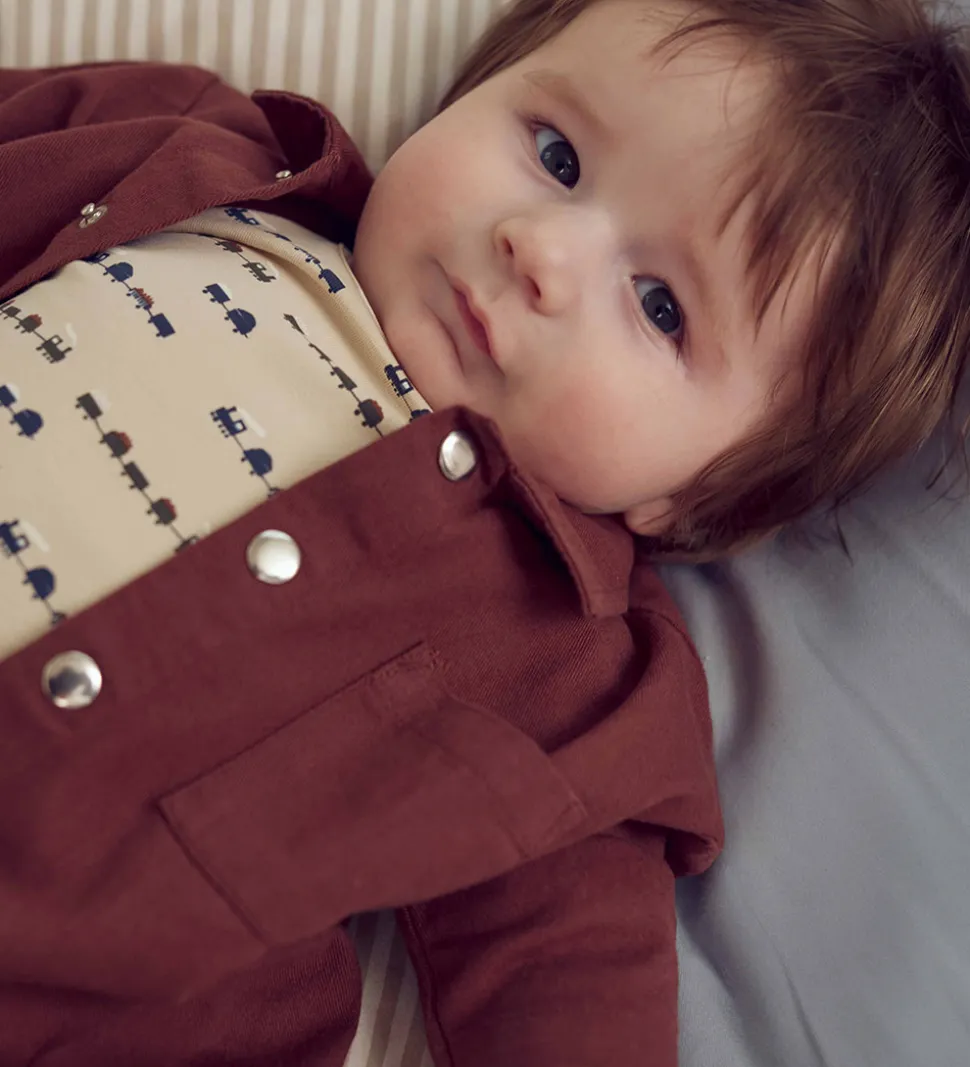 Müsli Body l/æ - Train - Oak/Root/Deep Green