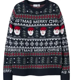 Name It Bluse - NknRastokka - Strik - Dark Sapphire