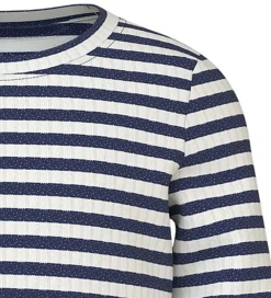 Name It Bluse - NmfVemma - Cloud Dancer/Beacon Blue Stripe