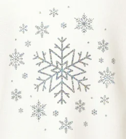 Name It Bluse - NmfViparty - Cloud Dancer/Snowflakes