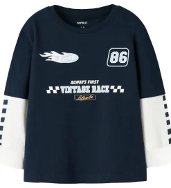 Name It Bluse - NmmRichael - Navy Blazer