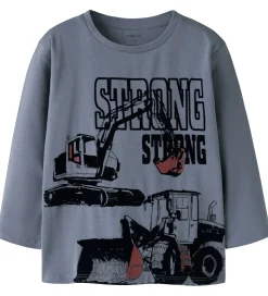 Name it Bluse - NmmSennet - Flint Stone