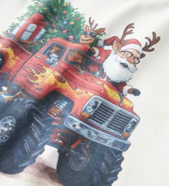 Name It Bluse - NmmVosmas - Cloud Dancer/Santa