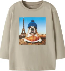 Name It Bluse - NmmVoto - Island Fossil/Dog Paris