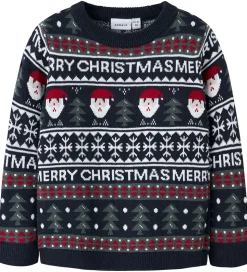 Name It Bluse - NmnRastokka - Strik - Dark Sapphire