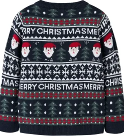 Name It Bluse - NmnRastokka - Strik - Dark Sapphire