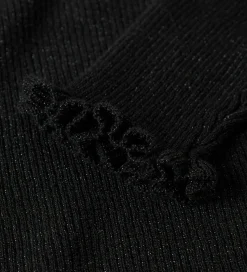 Name It Bluse - Rib - Glitter - NkfRiaglitter - Sort