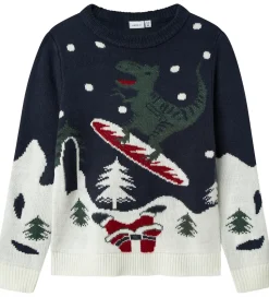 Name It Bluse - Strik - NknRebo - Navy Blazer