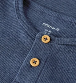 Name It Bluser - Rib - NbmKab - Vintage Indigo/Melange