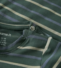 Name It Body l/æ - NbmVroels - Bistro Green/Stripes
