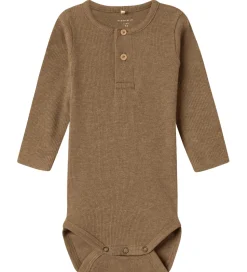 Name It Body l/æ - Rib - NbmKab - Toasted Coconut/Melange