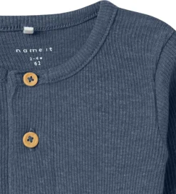Name It Body l/æ - Rib - NbmKab - Vintage Indigo/Melange