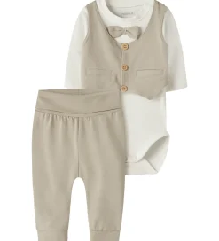 Name It Bodysæt l/æ - NbmAdam - Island Fossil