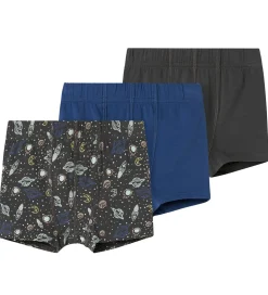 Name It Boxershorts - 3-Pak - Noos - NmmTights - Forged Iron/Spa