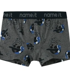 Name it Boxershorts - 3-pak - NkmBoxer - Mørkegråmeleret