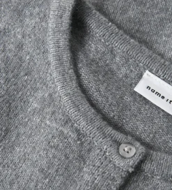 Name It Cardigan - Noos - Strik - NkfSaluna - Gråmeleret