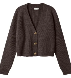 Name It Cardigan - Noos - Strik - NkfHolly - Seal Brown