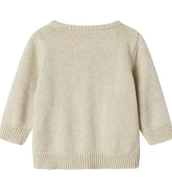 Name It Cardigan - Strik - NbfLinie - Peyote Melange m. Print
