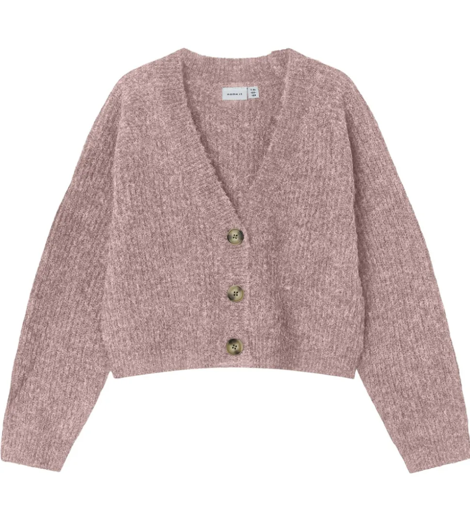 Name It Cardigan - Strik - Noos - NkfHolly - Deauville Mauve