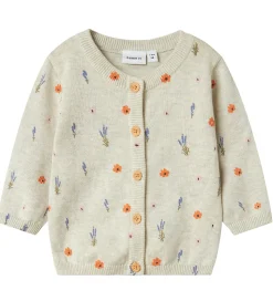 Name It Cardigan - Strik - NbfOhio - Peyote Melange