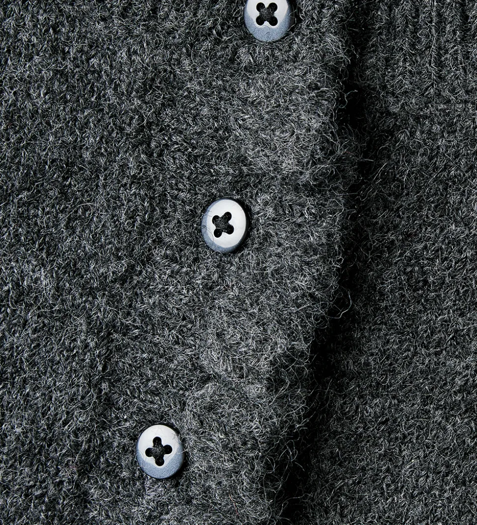 Name It Cardigan - Strik - NmfSupia - Mørkegråmeleret