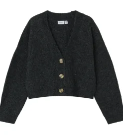 Name It Cardigan - Strik - Noos - NkfHolly - Dark Grey Melange