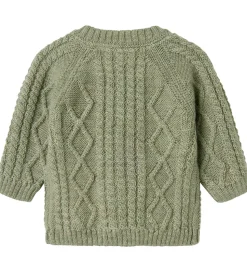 Name It Cardigan - Uld - Strik - NbmWrilla - Dried Sage