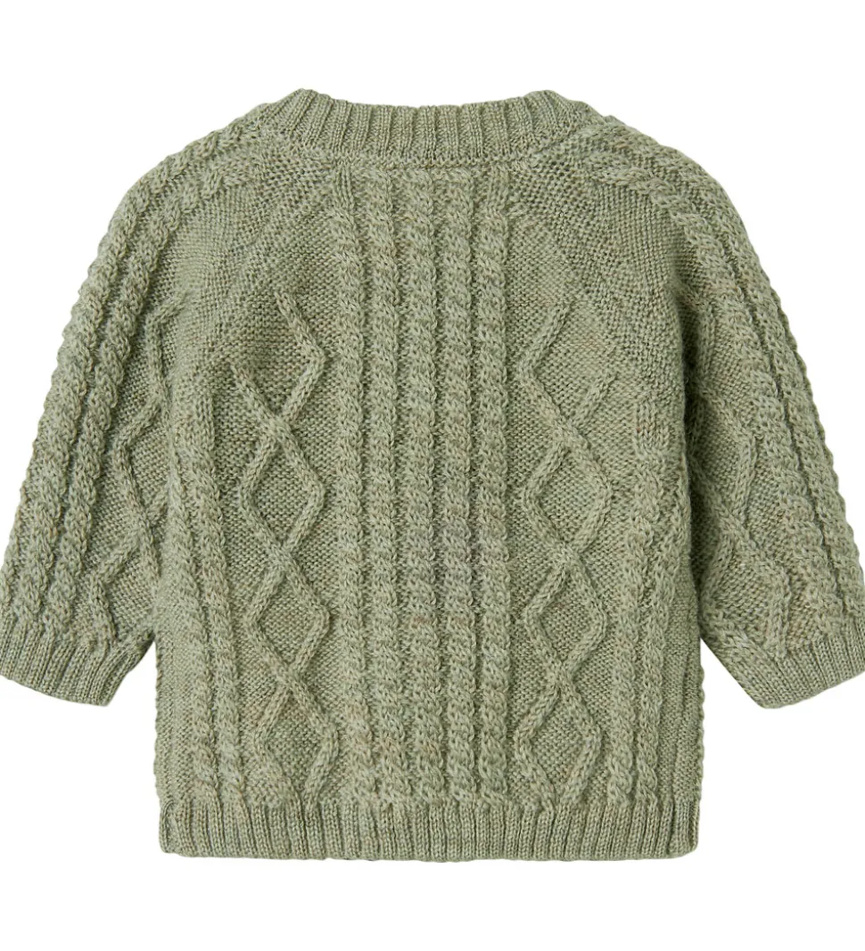 Name It Cardigan - Uld - Strik - NbmWrilla - Dried Sage