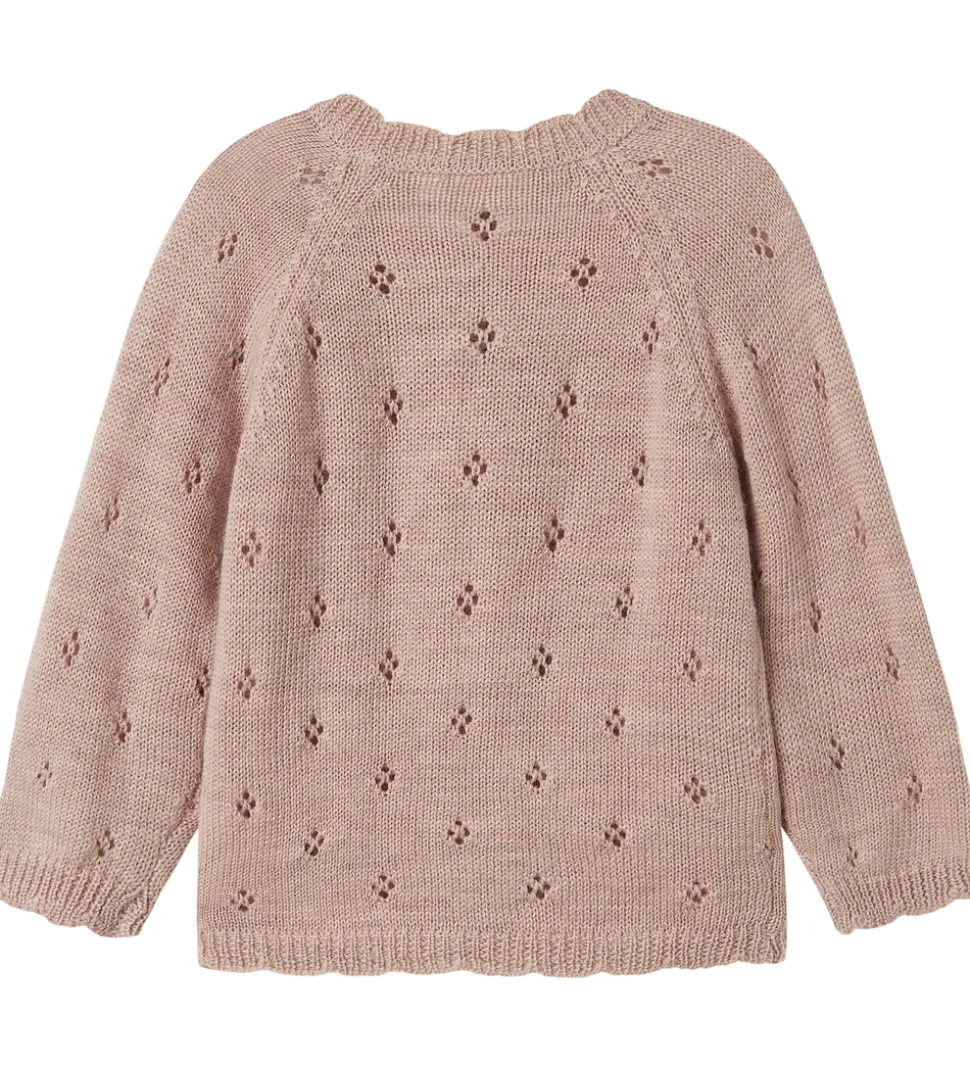 Name It Cardigan - Uld - Strik - NmfWrilla - Shadow Gray