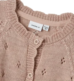 Name It Cardigan - Uld - Strik - NmfWrilla - Shadow Gray