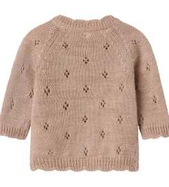 Name It Cardigan - Uld - Strik - NbfWrilla - Shadow Gray