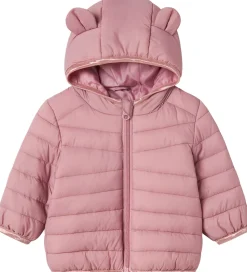 Name It Dynejakke - NbfMarble - Woodrose