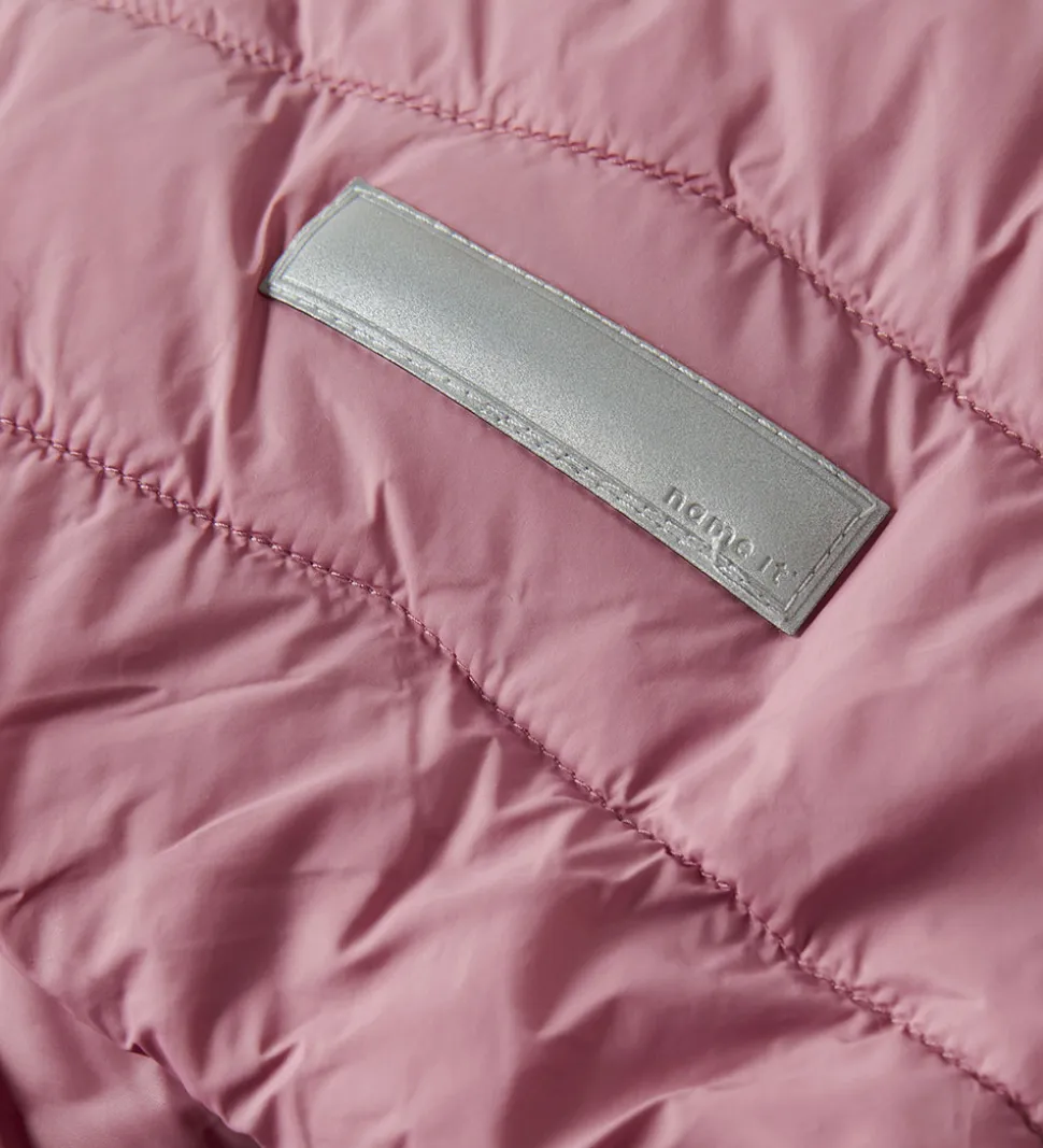 Name It Dynejakke - NkfMarble - Lilac