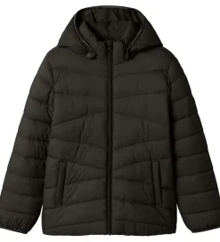 Name It Dynejakke - NkfMarble - Sort