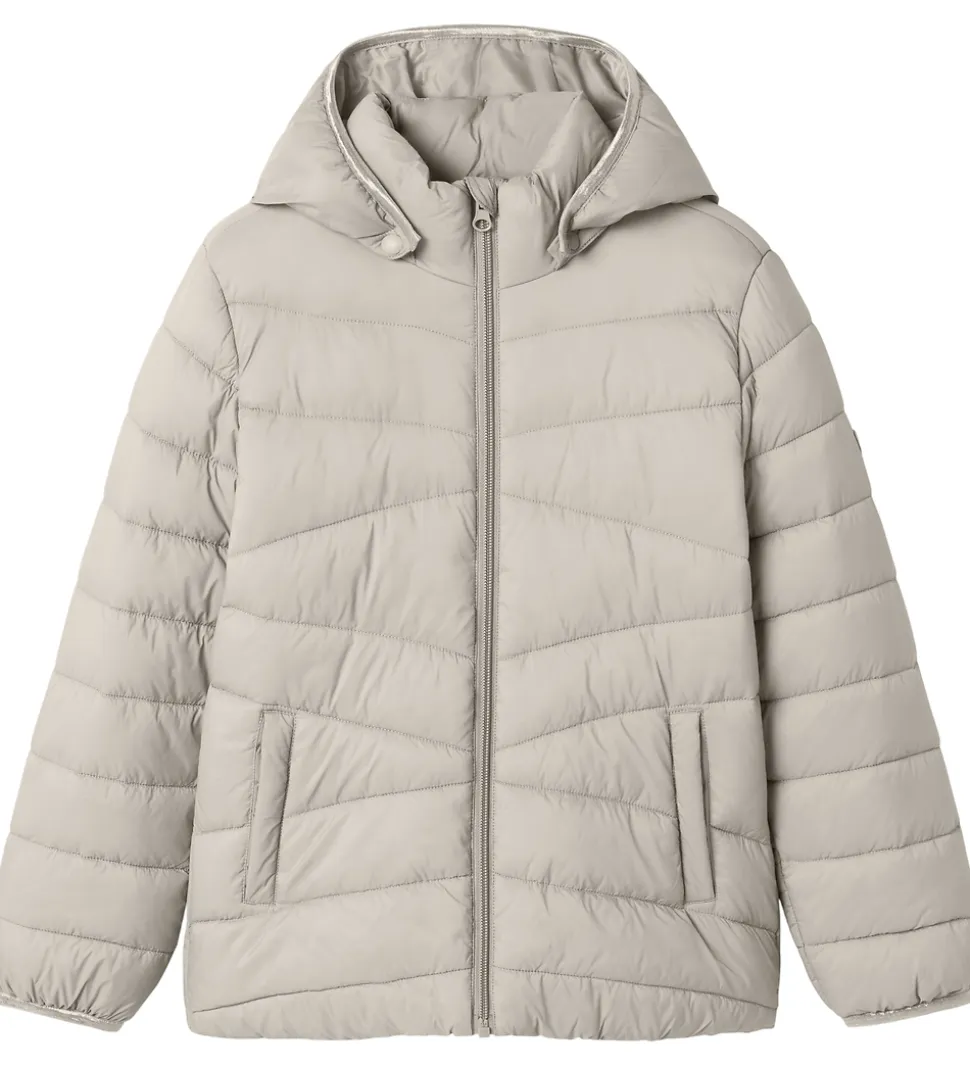 Name It Dynejakke - NkfMarble - Moonbeam