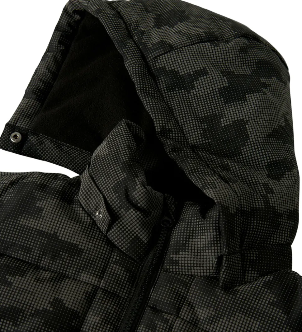 Name It Dynejakke - NkmMeter - Sort m. Refleksprint