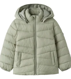 Name It Dynejakke - NmfMarble - Seagrass