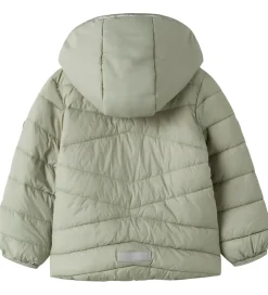 Name It Dynejakke - NmfMarble - Seagrass