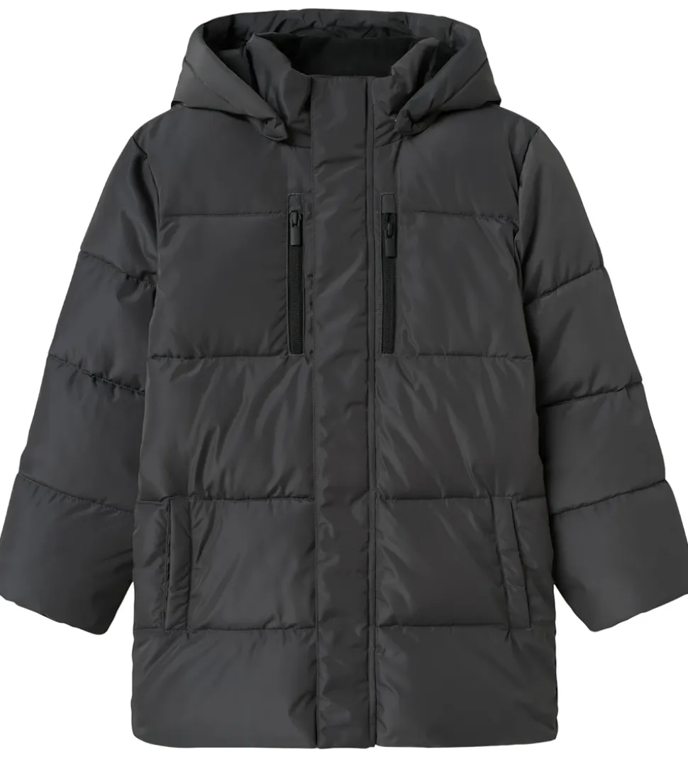 Name It Dynejakke - Noos - NkmMedow03 - Grey Pinstripe