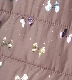 Name It Dynevest - NmfMylane - Woodrose m. Sløfer