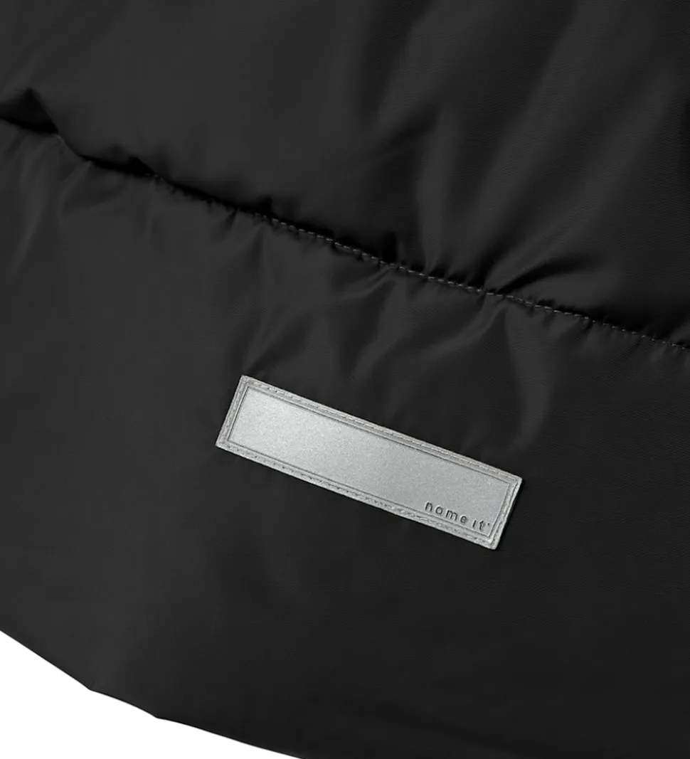 Name It Dynjakke - NkmMedow03 - Noos - Sort