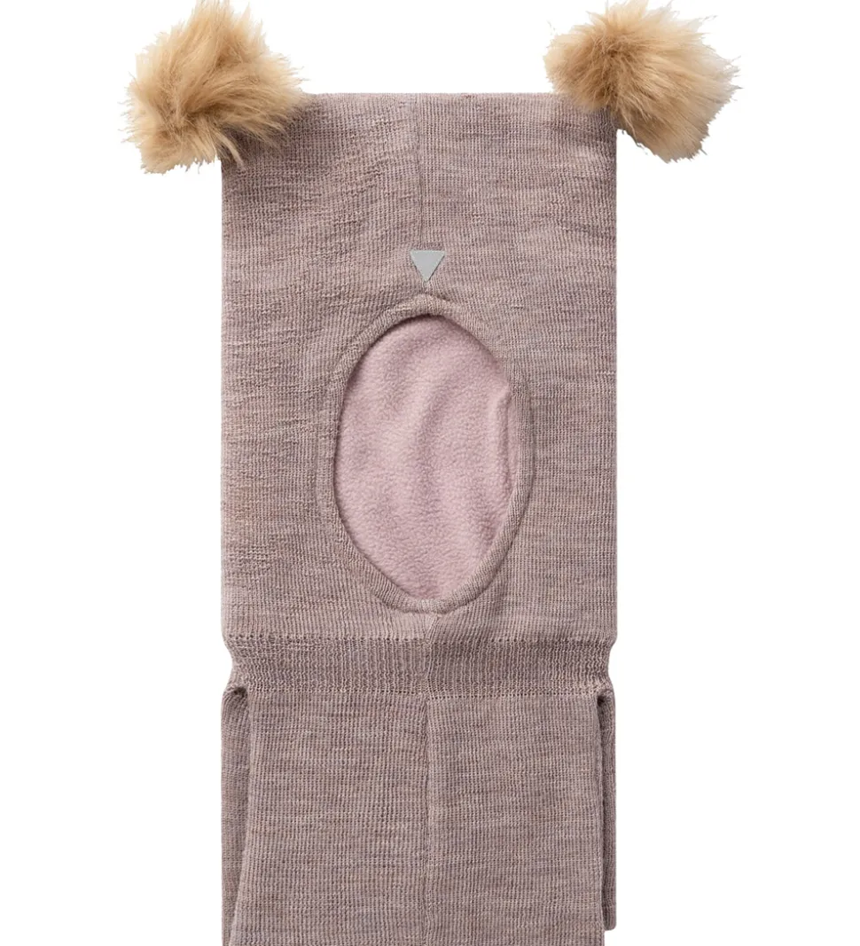 Name It Elefanthue - 2-lags - Uld - Fleece - NmfWlash - Purple D