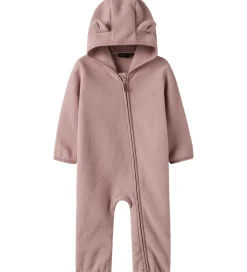 Name It Fleecedragt - NbnMeeko - Woodrose m. Ører