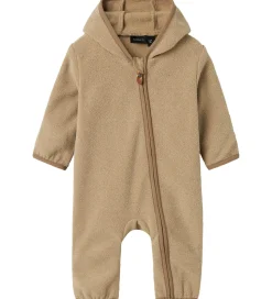 Name It Fleecedragt - NbnMeeko - Timber Wolf m. Ører