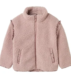 Name It Fleecejakke - Teddy - NmfMinna - Violet Ice