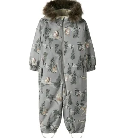 Name It Flyverdragt - NmnSnow10 - Ultimate Grey/Woodland