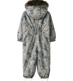 Name It Flyverdragt - NmnSnow10 - Ultimate Grey/Woodland